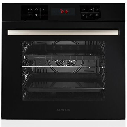 Alveus Premium MFA 627 - GLS 640 - MOD 3000 3'lü Siyah Ankastre Set