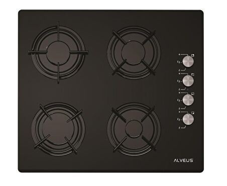 Alveus Premium MFA 627 - GLS 640 - MOD 3000 3'lü Siyah Ankastre Set