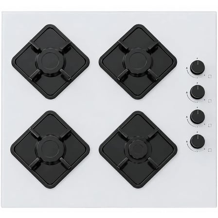 Alveus 6 Program Turbo Ankastre Cam Set - Beyaz