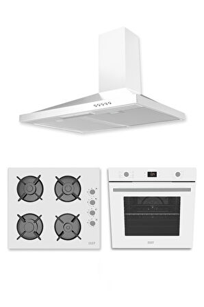EXEP  BASİC BEYAZ 260 3'LÜ ANKASTRE SET (ED400-EO320-EF260)