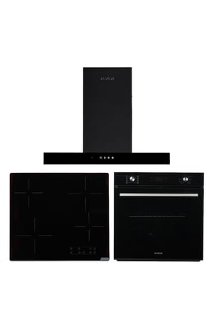 Alveus Vitro 627 Siyah 3' lü Ankastre Set(LARA-VİTRO-MFA627)