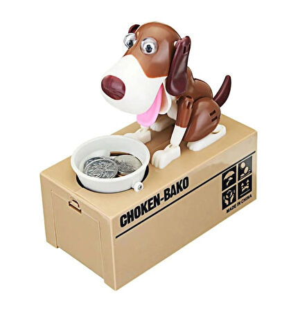 13 CM Para Yiyen Köpek Kumbara 6321