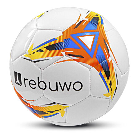 Rebuwo 5 Numara Sert Zemin Futbol Topu Halı Saha Topu Turuncu