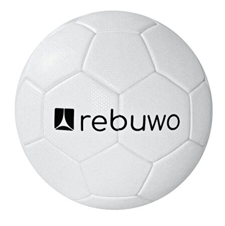 Rebuwo 5 Numara Sert Zemin Futbol Topu Halı Saha Topu Beyaz