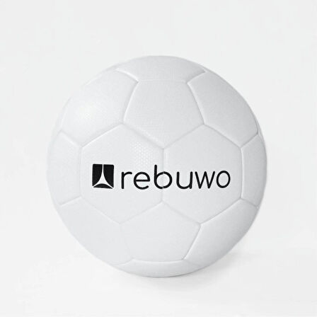 Rebuwo 5 Numara Sert Zemin Futbol Topu Halı Saha Topu Beyaz