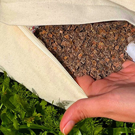 Rebuwo Karabuğday Kabuğu Dolgulu Meditasyon Minderi - Rahat ve Destekleyici Meditasyon Yastığı