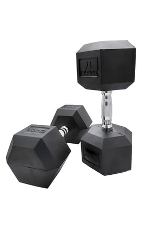 Hex Altıgen Kauçuk Kaplı Dambıl 20 kg 1 Adet