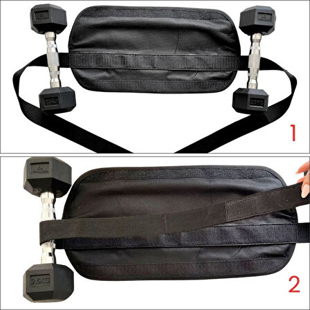 Rebuwo Hip Thrust Kemeri, Hip Thrust için Kalça İtme Kemeri Çok Amaçlı Spor Kemeri