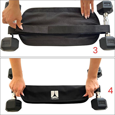 Rebuwo Hip Thrust Kemeri, Hip Thrust için Kalça İtme Kemeri Çok Amaçlı Spor Kemeri