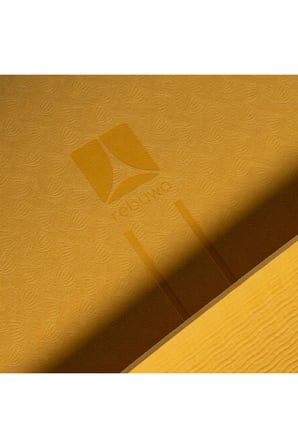 Tpe Yoga Pilates Matı  Profesyonel Egzersiz Matı 5 Mm - Hardal Sarı