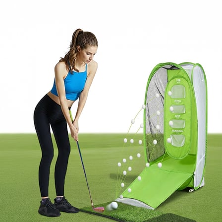 Rebuwo Golf Antrenman Ağı – Chip, Pitch, Lob & Running Shot Çalışma Seti