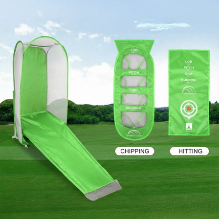 Rebuwo Golf Antrenman Ağı – Chip, Pitch, Lob & Running Shot Çalışma Seti