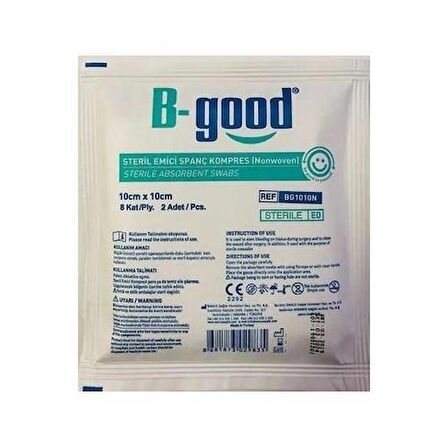 B-Good Steril Gaz Kompres 10cm x 10cm 1 Adet