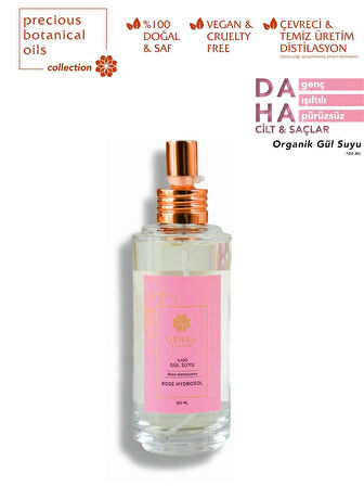 %100 Saf Gül (ROSA DAMESCENA) Suyu - 100 ml