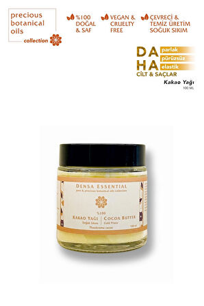 %100 Saf Kakao Yağı Soğuk Sıkım 100 ml