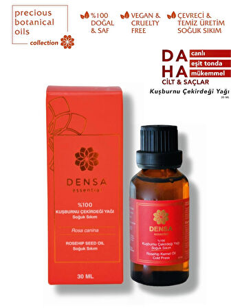 %100 Saf Ve Doğal Kuşburnu Çekirdeği Yağı 30 Ml