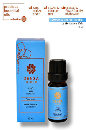 Densa Essential %100 Saf & Doğal Ladin Uçucu Yağı 10 ml Buhurdanlık Difüzör Aromaterapi Mum Masajı Cilt Saç Bakımı - 1 Densa Essential %100 Saf & Doğal Ladin Uçucu Yağı 10 ml Buhurdanlık Difüzör Aromaterapi Mum Masajı Cil