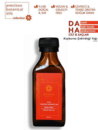 %100 Saf Ve Doğal Kuşburnu Çekirdeği Yağı 100 Ml