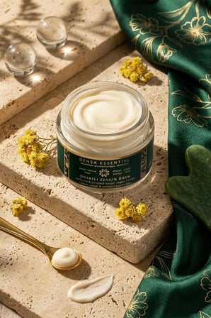 DENSA Essential Onarıcı Zengin Gece Kremi 50 ml | Retinol, Ölmez Çiçek, Shea | Kırışıklık & Yaşlanma Karşıtı Bakım