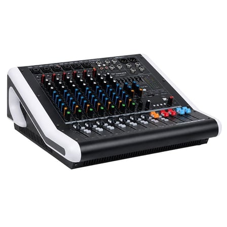 Westa WM-8PMX 2X400w 8 Kanal Power Mikser USB, Bluetooth 32DSP Dijital Profesyonel Ses Mikseri