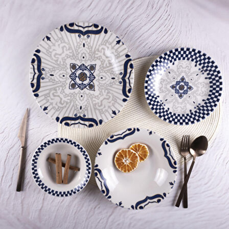 Aryıldız Gardenya Vera 6 Kişilik 24 Parça Yemek Takımı