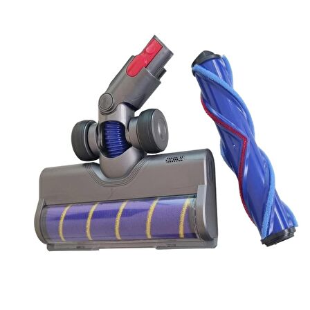 Dyson V15s Detect Submarine™,V15 Detect™ Uyumlu Süpürge LED Işıklı Parke Zemin Başlığı,Pp Kıllı Rulo