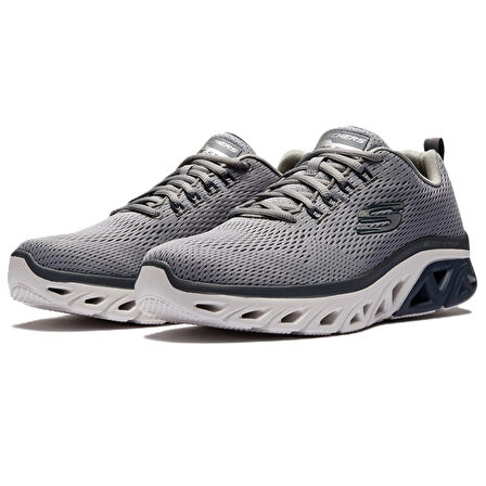 Skechers Glide-Step Sport-Wave Heat Memory Foam Mens Walking Shoes Hafızalı Taban Unisex Yürüyüş Ayakkabısı Gri