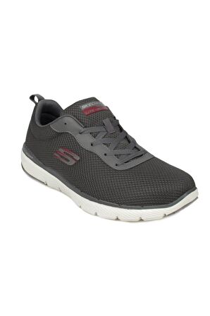 Skechers Flex Advantage 3.0 Erkek Günlük Spor Ayakkabı S232073 CCRD Gri