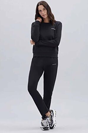 Skechers W New Basics Crew Neck Sweatshirt Kadın Sweatshirt S212182-001 Black
