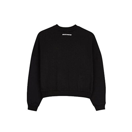 Kadın Sweatshirt W Terry Fleece Logo Print S221440-001