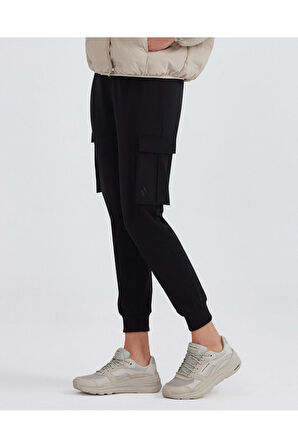 Micro Collection W Jogger Woven Pant Kadın Siyah Pantolon S222169-001