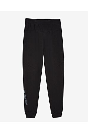 Skechers Mid Weight Fleece M Jogger Sweatpant Erkek Eşofman Alt S222243-001 Black
