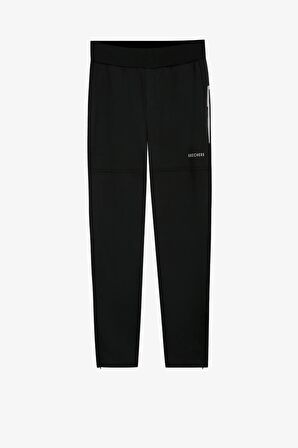 Skechers M 2Xı-Lock Pu Printed Slim Sweatpant Siyah Erkek Eşofman S231078-001