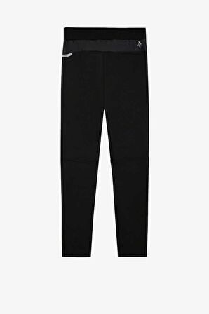 Skechers M 2Xı-Lock Pu Printed Slim Sweatpant Siyah Erkek Eşofman S231078-001