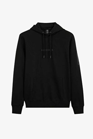 Skechers M 2Xi-Lock Arm Zipped Hoodie Siyah Erkek Sweatshirt S221022-001