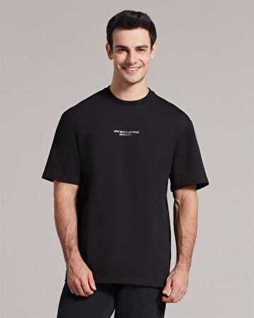 Skechers M Graphic Tee Reflect Logo Oversize Erkek Tişört