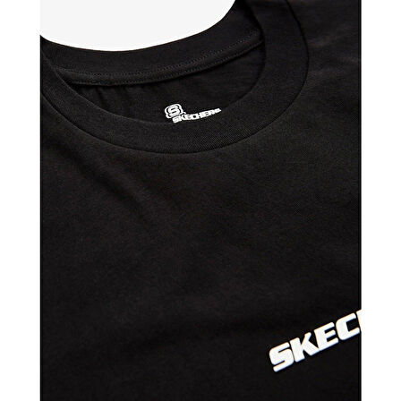 Skechers M Graphic Tee Oversize T-shirt Erkek Siyah Tshirt S232404-001