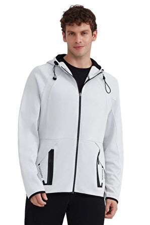 Skechers 2XI-Lock Full Zip Hoodie Erkek Sweatshirt S232184-043