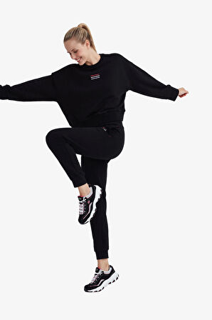 Skechers W Essential Jogger Sweatpant Kadın Siyah Eşofman Altı S232238-001