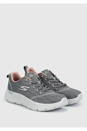 Go Walk Flex Kadın Gri/Pembe Spor Ayakkabı