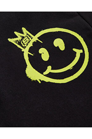 B Heavy Weight Fleece Jogger Sweatpant Erkek Çocuk Siyah Eşofman Altı Sk232186-001