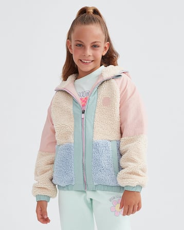 SKECHERS G Outdoor Fleece Full Zip Sherpa ÇOK RENKLİ MONT SK232176-590