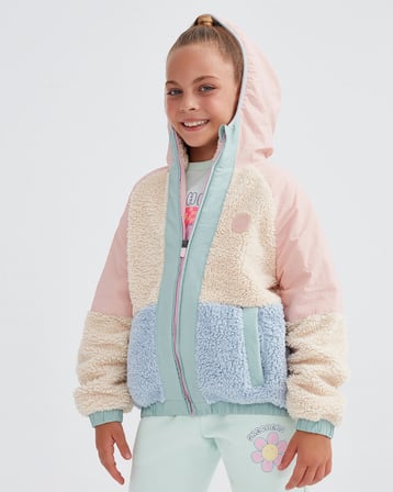 SKECHERS G Outdoor Fleece Full Zip Sherpa ÇOK RENKLİ MONT SK232176-590