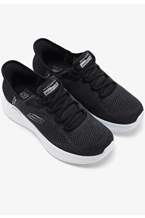 Skechers Lite Pro-Natural Beauty Air Cooled Memory Foam Taban Antrasit Kadın Spor Ayakkabı 