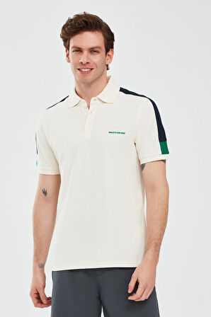 Skechers M Colorblock Polo T-Shirt Erkek Tişört S221047-102