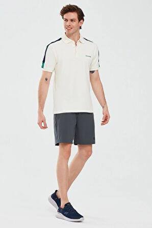 Skechers M Colorblock Polo T-Shirt Erkek Tişört S221047-102