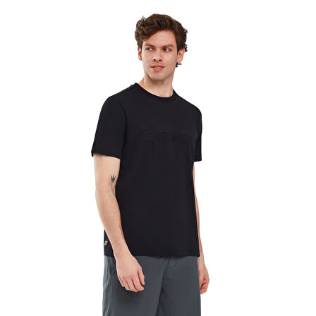 Graphic T-shirt M Short Sleeve Erkek Siyah Tshirt S241065-001