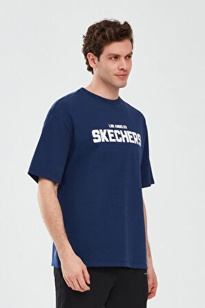 Skechers Graphic Sleeve Erkek Tişört S241070-410