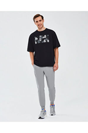 Graphic T-Shirt M Short Sleeve Erkek Siyah Tshirt S241076-001