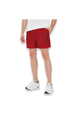 Skechers S241138 Swimwear M 5 Inch Swim Kırmızı Erkek Şort